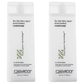 지오바니 티트리 트리플 트리트 컨디셔너 Giovanni Tea Tree Triple Conditioner 250ml 2개