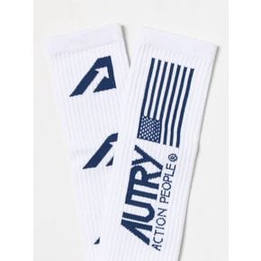 오트리 Autry socks in stretch cotton with jacquard logo SOIU40WB TP63074562 66563479