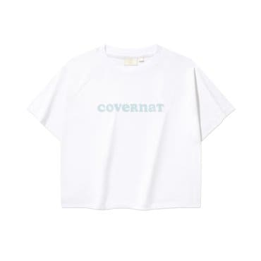 커버낫 우먼 아이스 스트링 크롭 반팔티 화이트 CO2502ST95WH