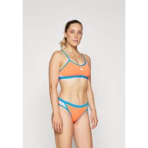 4786368 Arena WOMENS ICONS CROSS BACK SOLID SET - Bikini bright coral/blue river