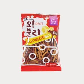 오블리 소고기n치즈버거100g