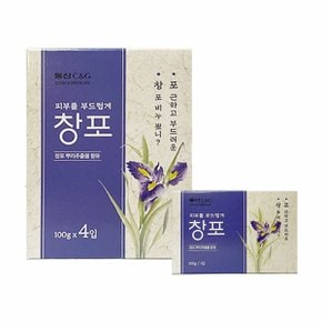 클리오 동산 CnG 창포비누 100g x 4개입 (WB6CCD4)