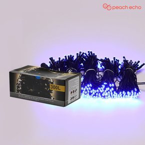 LED 트리전구 검정선 300구 청색 (전원코드포함)