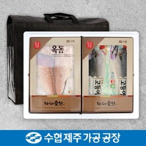 [9/5(목)순차출고][제주수협] 고급 옥돔,고등어 혼합세트 1.89kg(옥돔230gx3미,고등어600gx2팩) / 부직포포장