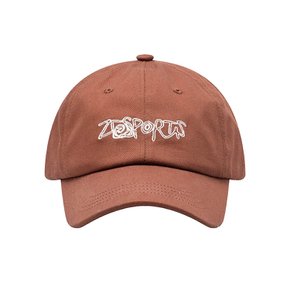 ZD 드로잉 로고 캡 [브라운]