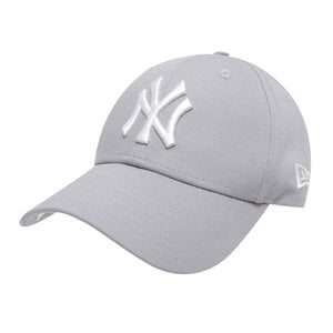 뉴에라 MLB 리그 베이직 NY 양키스 9FORTY 야구 모자 볼캡 그레이 10531940