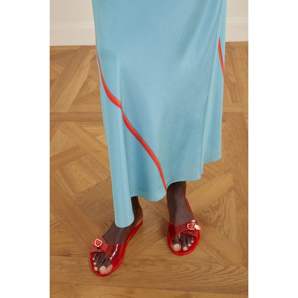 필리아 젤리 PVC 슬라이드 레드 46376663163089378