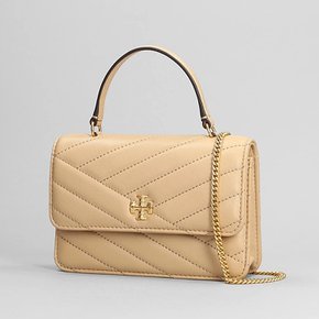 미니 키라 쉐브론 탑 핸들 체인 월렛 크로스바디 152356 250 Tory Burch Mini Kira