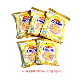  게메즈 에낙 5개 라면 과자 스낵 치킨 바베큐 라면땅 간식 술안주 주전부리 GEMEZ ENAAK