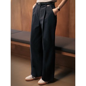 Relax cotton twill pants_Navy