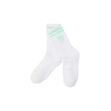 왁 골프 (WGLCX25117YGN)Women Signature Rib Socks