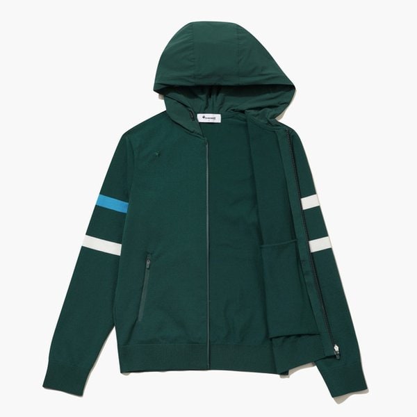 [여주점] 여성남성 우븐 후드 풀집업 가디건 GQ321MKC92 GREEN