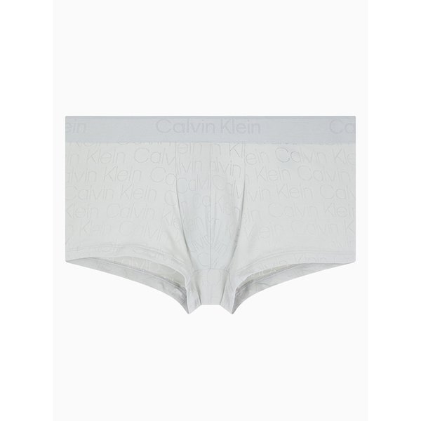 남성 CK 블랙 로고 자카드 로우 라이즈 트렁크_NB3947POG