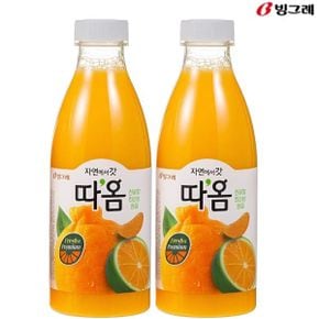 따옴 천혜향  한라봉 청귤 주스 730ml(2입) 냉장주스