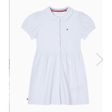 타미힐피거키즈 2025년S/S  T42F1NDR190GT1 스트라이프피켓 원피스