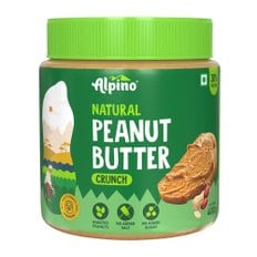  알피노 땅콩버터 잼 크런치 400g 무첨가 무설탕 무염 피넛버터
