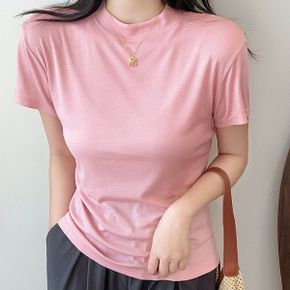 소프트 터치 베이직 크루넥 티셔츠_P394883402