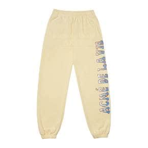 [ADLV] CRAYON LOGO PANTS LIGHT YELLOW - 크레용 로고 팬츠