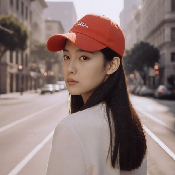 [여주점] N255AHA010 스몰로고캡 ORANGE