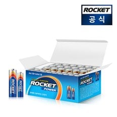 로케트 알카라인 건전지 AA 18개입 + AAA 18개입