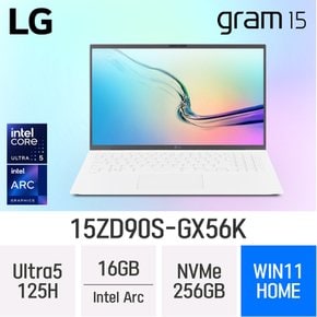 LG전자 2024 그램15 15ZD90S-GX56K - 램 16GB/NVMe 256GB/윈도우11 홈