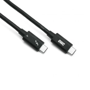 OWC 썬더볼트4 케이블 2M Thunderbolt3 / USB4 호환 액티브 100W 40Gbps 3년 보증 인텔 인증