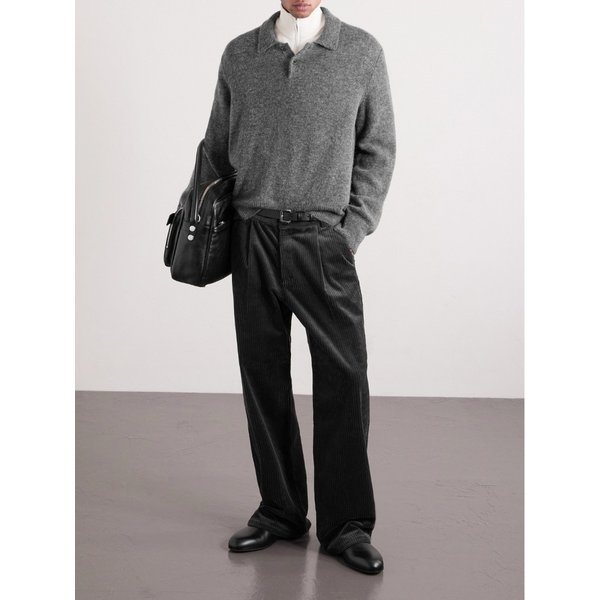 코리더 베이비 알파카 블렌드 폴로 스웨터 46376663162939620