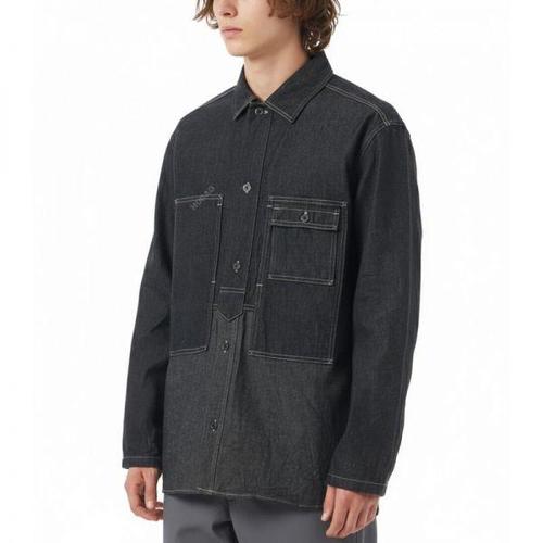 [MUST IT] 126117351 나이젤카본 UTILITY SHIRT TYPE2 10oz DENIM 80510010115 110 유틸리티 셔츠 인디고 데님 자켓