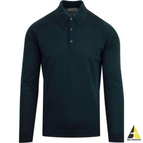 JOHN SMEDLEY Dorset - Orion Green (Dorset 폴로 니트)