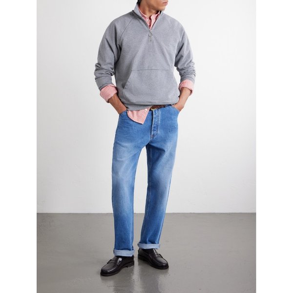 드레익스 코튼 저지 하프 집업 스웨터 46376663163066352