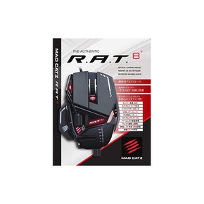 Mad Catz 매드캣츠 R.A.T.8플러스 유선 게이밍 마우스 FPS용 최대16