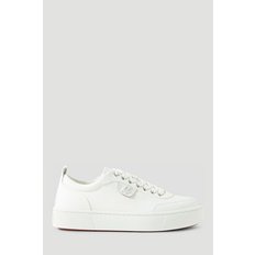 Simplerui logo-detailed leather-trimmed canvas sneakers 화이트 1647597351697557