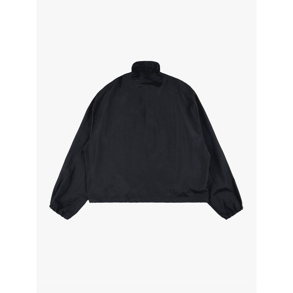 CANDY SHIRRING WIND JK_BLACK