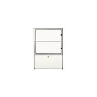 USM [USM 공식수입원 재고보유] USM Haller Storage 1x3 (Glass)