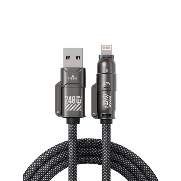 4 in 1 240W 초고속충전 아이언 케이블