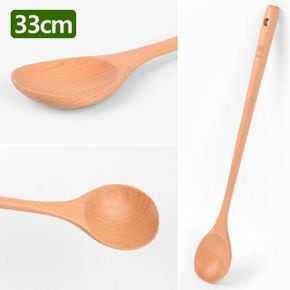 롱스푼 원목티스푼 수저 커피스푼 티스 33cm X ( 2매입 )