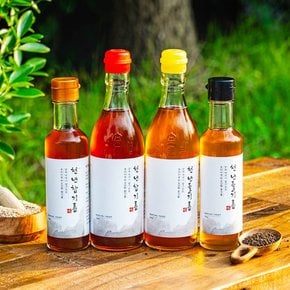 [저온압착] 통참깨 100% 천년들기름 350ml + 천년들기름 350ml