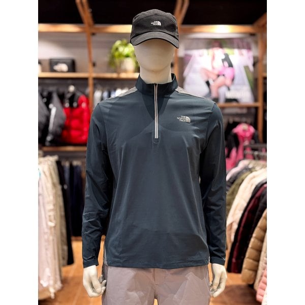 [부산점] 남성 M`S 아이스 데이 L/S ZIP TEE 라운드티 NT7LQ00B