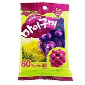 나만의 간식타임 오리온 마이구미 포도 79g 10개