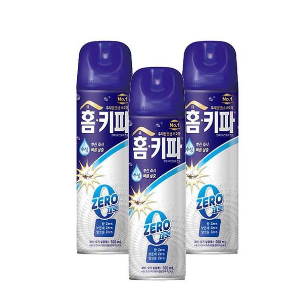 [홈키파] 엘비이 제로 에어졸 500ml x 3개 모기약 살충제(1)