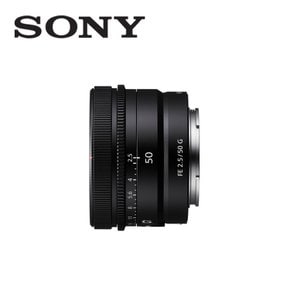 FE 50mm F2.5 G 풀프레임 미러리스용 표준 단렌즈 / 정품상품 / 인물용 렌즈 / SEL50F25G