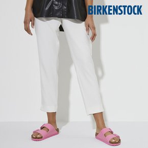 아리조나 에나멜 버크플로 패턴트 캔디 핑크 남녀공용 여름 슬리퍼