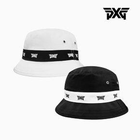 PXG 공용 LOGO REPEAT BUCKET HAT 로고 벙거지모자