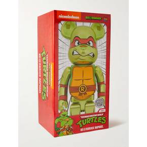 [해외배송] 4530956608488 베어브릭 TMNT RAPHAEL CHROME 1000 프린트 PVC FIGURINE B0080392926