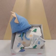 블루독베이비 **IV)쥬라기세트바디수트,양말 선물세트(45170-676-02+45114-810-02)