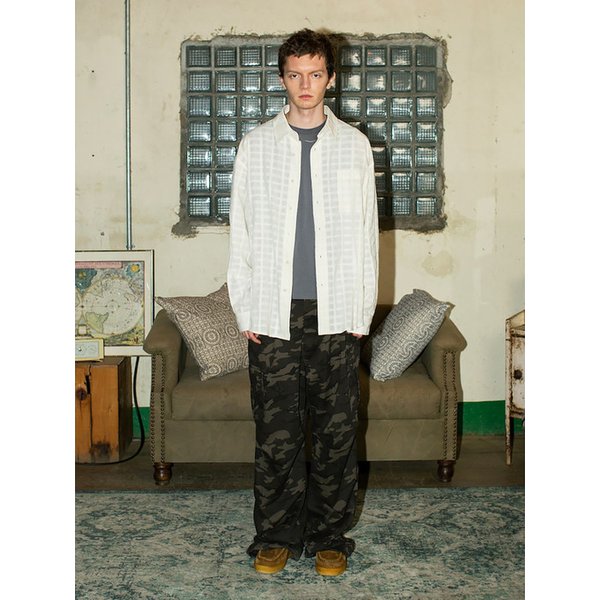 Solid Sucker Shirt  Ivory (MS5364A260)