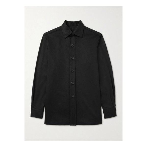 루비나찌 캐시미어 셔츠 블랙 46376663163002737