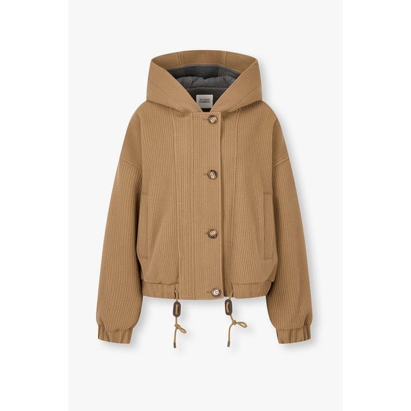 오버사이즈 골지 후디 점퍼 9105413206011