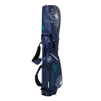 Mardi Mercredi Actif [마르디메크르디악티프]ALL OVER FLOWERS PRINTED GOLF BAG_NAVY GREEN/AFK34VCB001NVGN