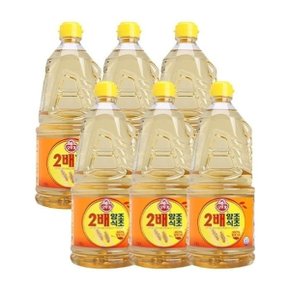 식초 2배 양조식초1.5L 6개 조리용식초